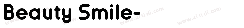 Beauty Smile字体转换
